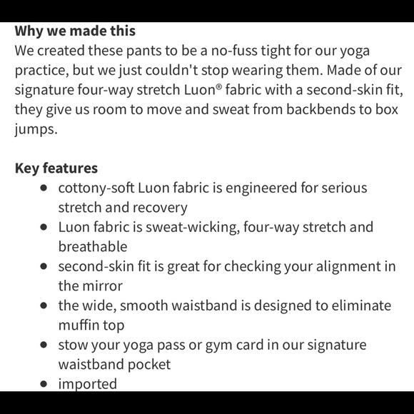 Sz10 Lululemon Wunder Under Tight in Plush Petal Deep Coal Ghost in GUC - Picture 6 of 12